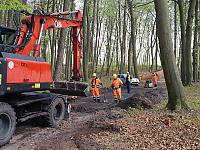 Rowerem z Mielna do Kołobrzegu - przekazanie placu budowy.