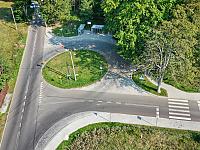 Budowa miejsca przesiadkowego na skrzyżowaniu ulic Na Świdwie i Wschodniej w miejscowości Łęgi