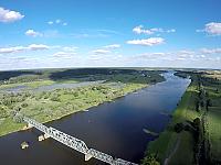 Na zdjęciu: ost w Siekierkach i okolice, gdzie powstanie nowa trasa rowerowa