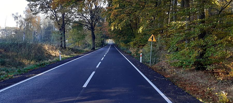 Przebudowana DW 122 na odcinku Pyrzyce - Piasecznik.