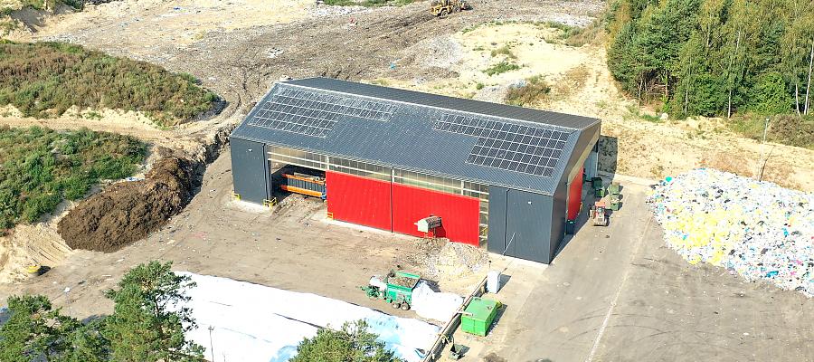 Na zdjęciu: hala nad istniejącą linią sortowniczą