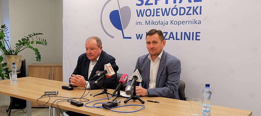 W środę (21 grudnia) w Szpitalu Wojewódzkim w Koszalinie została podpisana umowa, dzięki której do Szpitala trafią specjalne środki w ramach programu REACT-EU